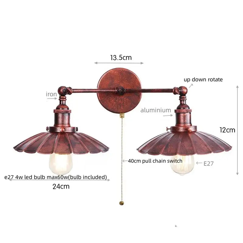 Bronze Adjustable Wall Lamp