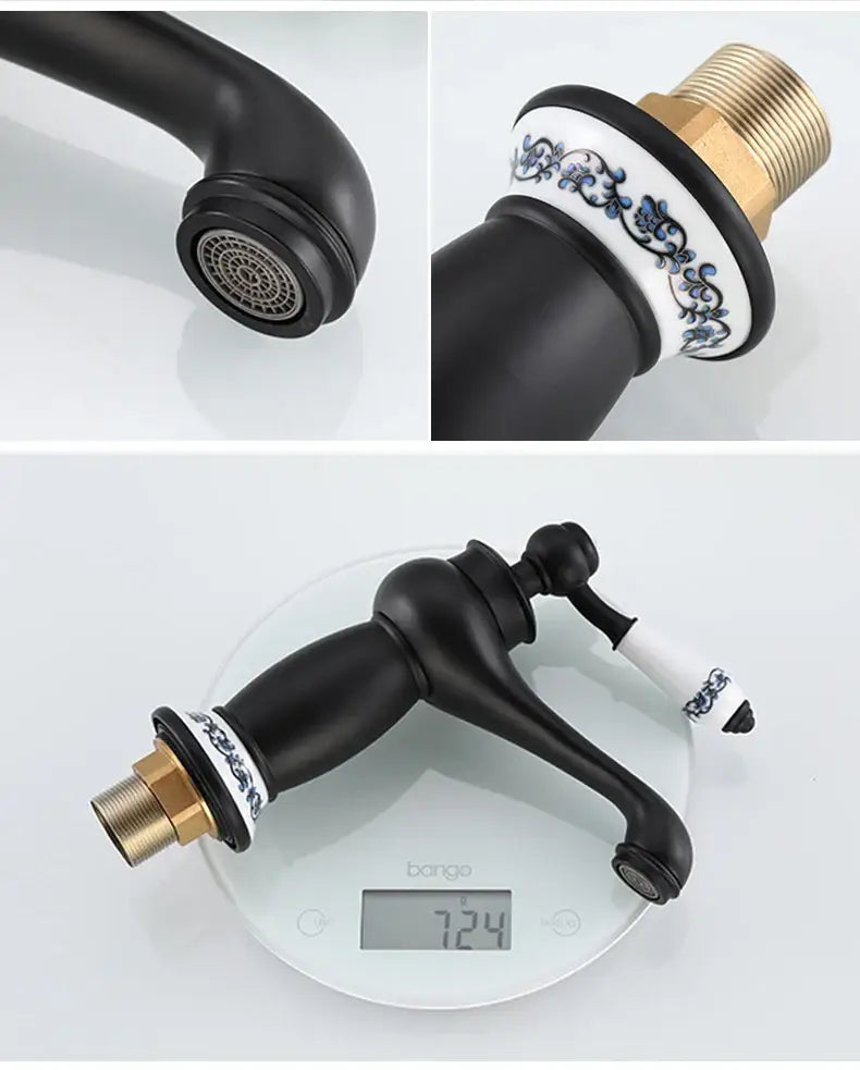 Bronze Ceramic Handle Faucet