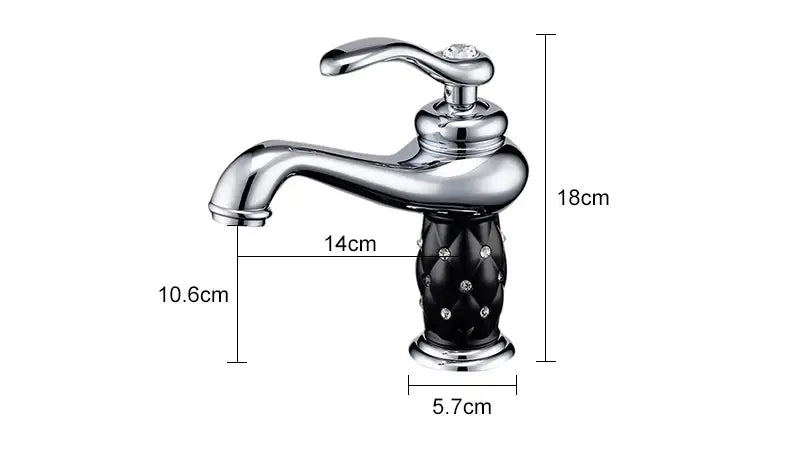 Bronze Ceramic Handle Faucet