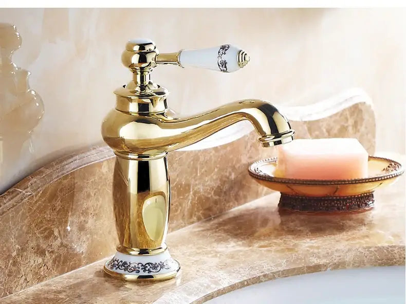 Bronze Ceramic Handle Faucet