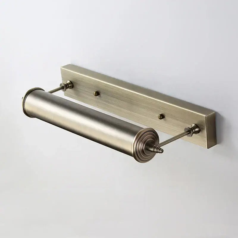 Bronze Glass Vanity Wall Lamp Vintage Style
