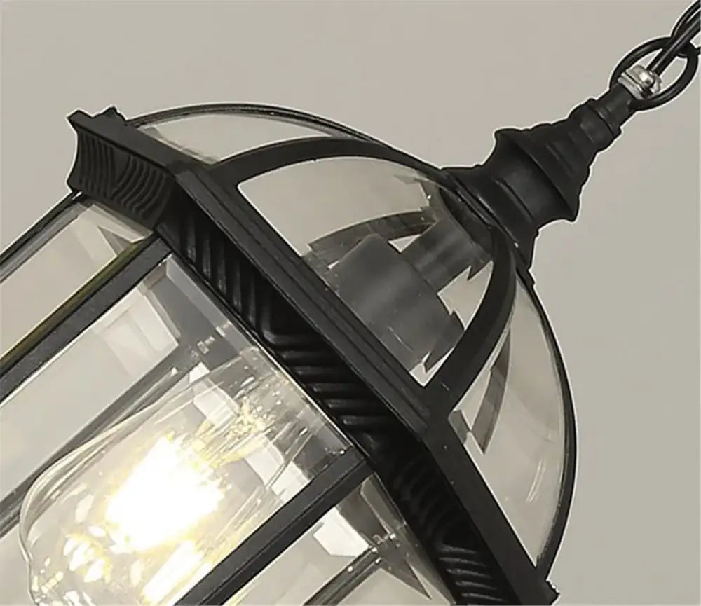 Bronze Outdoor Pendant Lantern