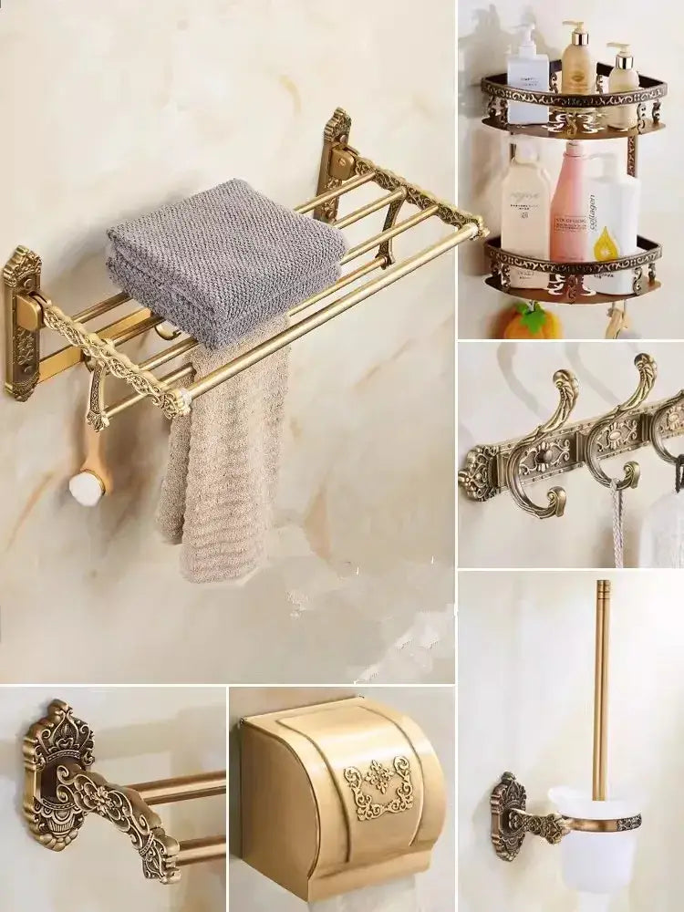Bronze Carved Bath Accessories