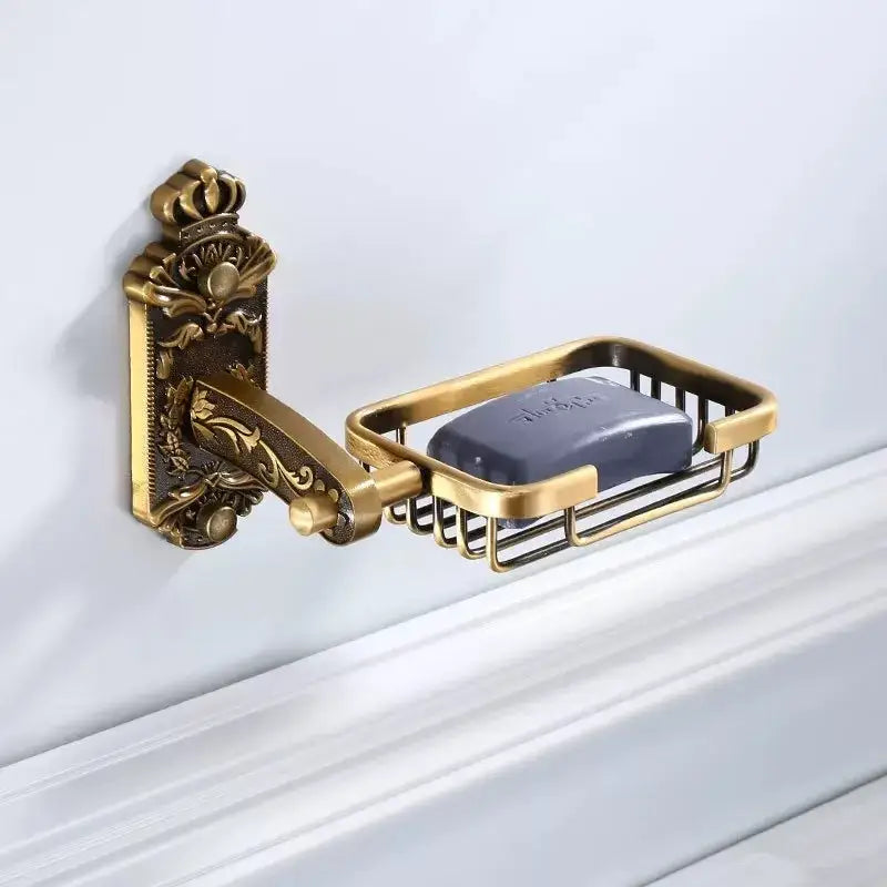 Bronze Carved Bath Set