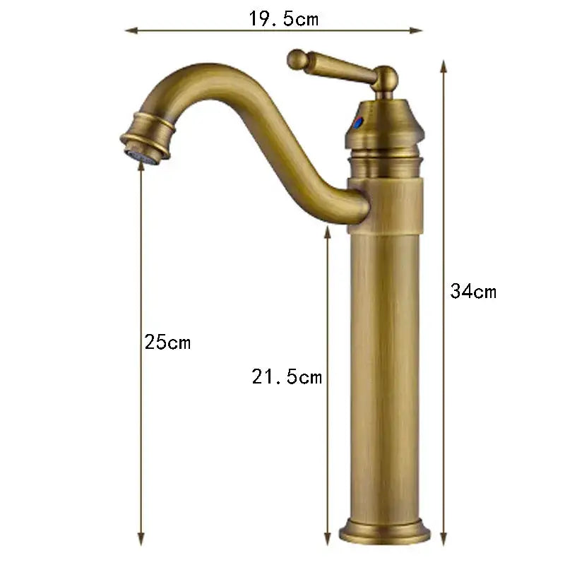 Bronze Swivel Bathroom Faucet