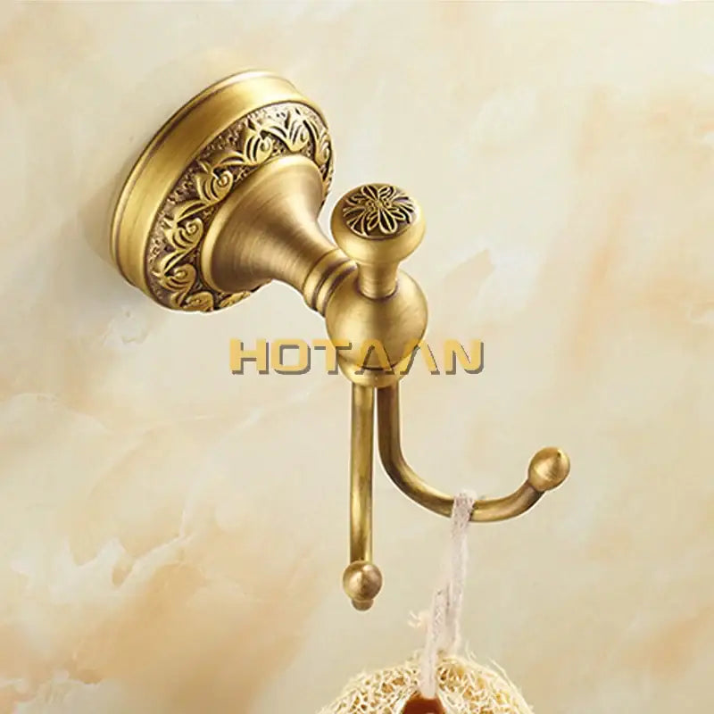 Antique Brass Robe Hook