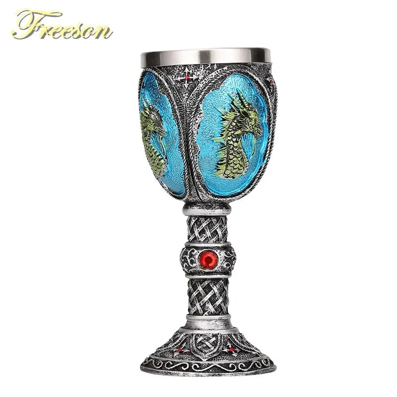 Silver Dragon Goblet
