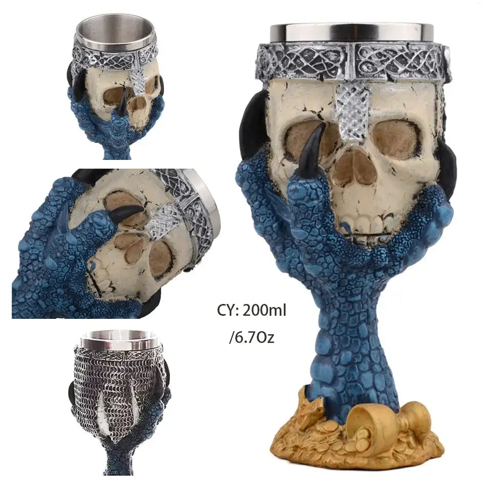 Silver Dragon Goblet