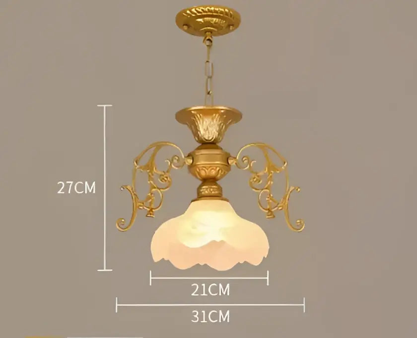 Black Gold Industrial Chandelier