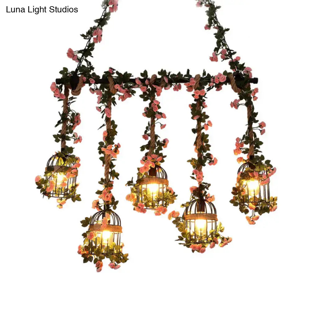 Pink Blossom Ceiling Light