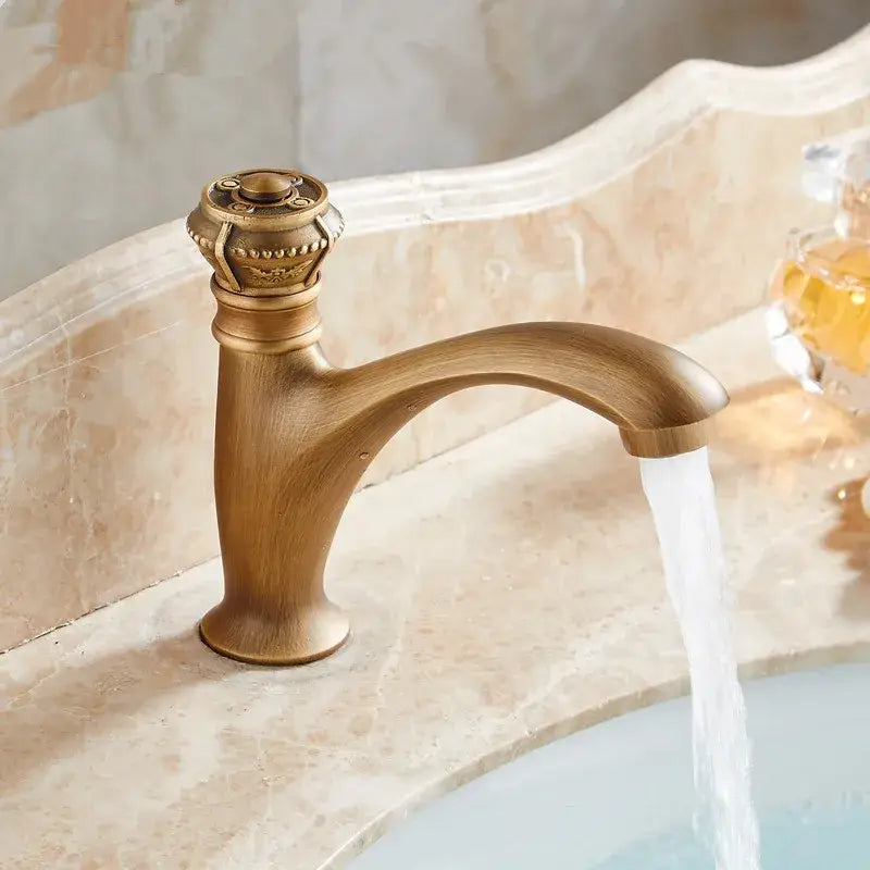 Brushed Bronze Lever Faucet