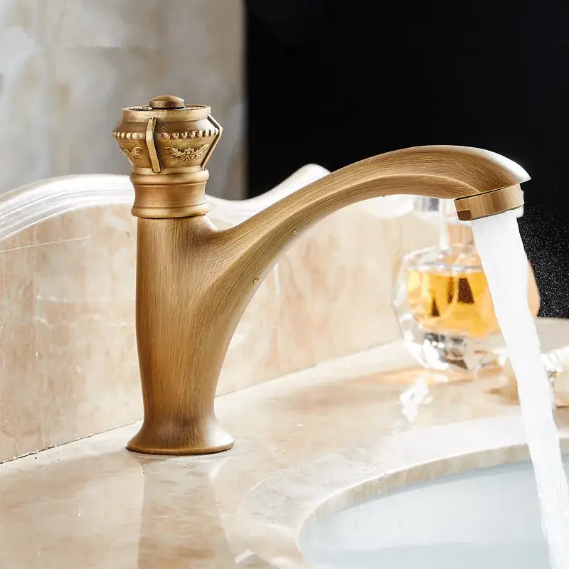 Brushed Bronze Lever Faucet