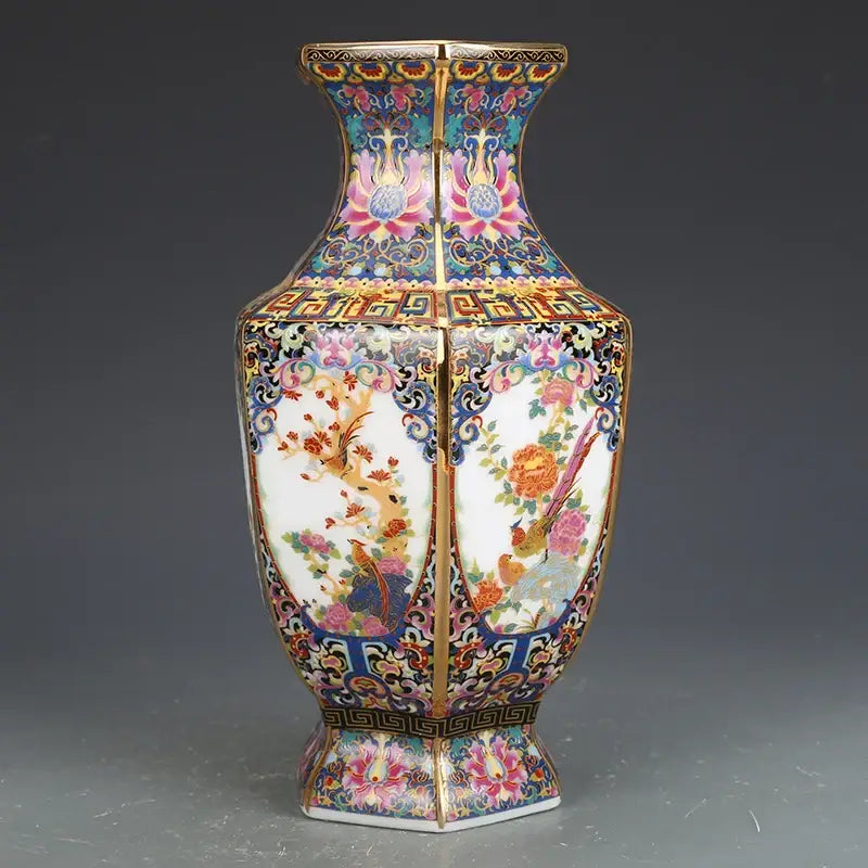 Porcelain Octagonal Vase