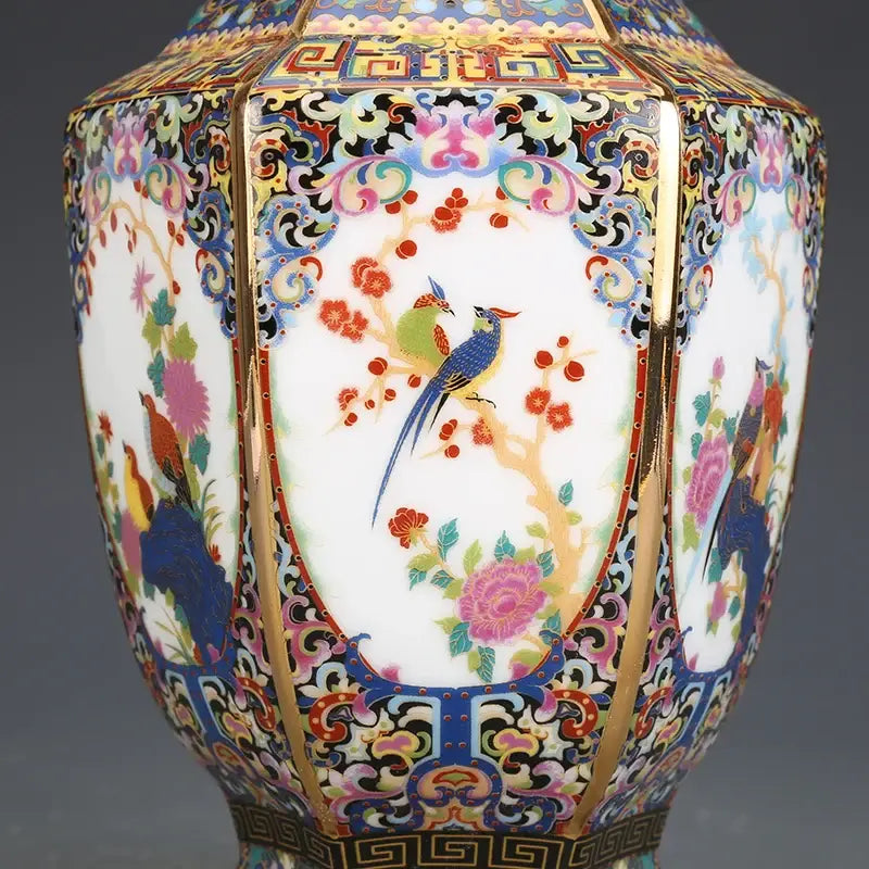 Porcelain Octagonal Vase