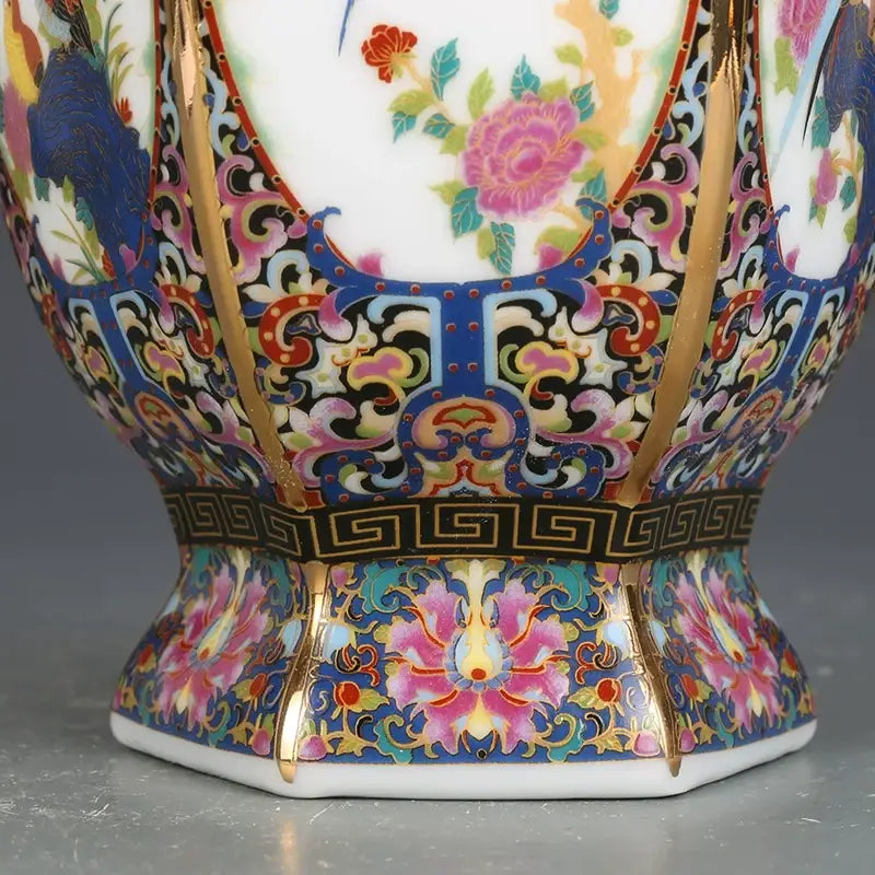 Porcelain Octagonal Vase