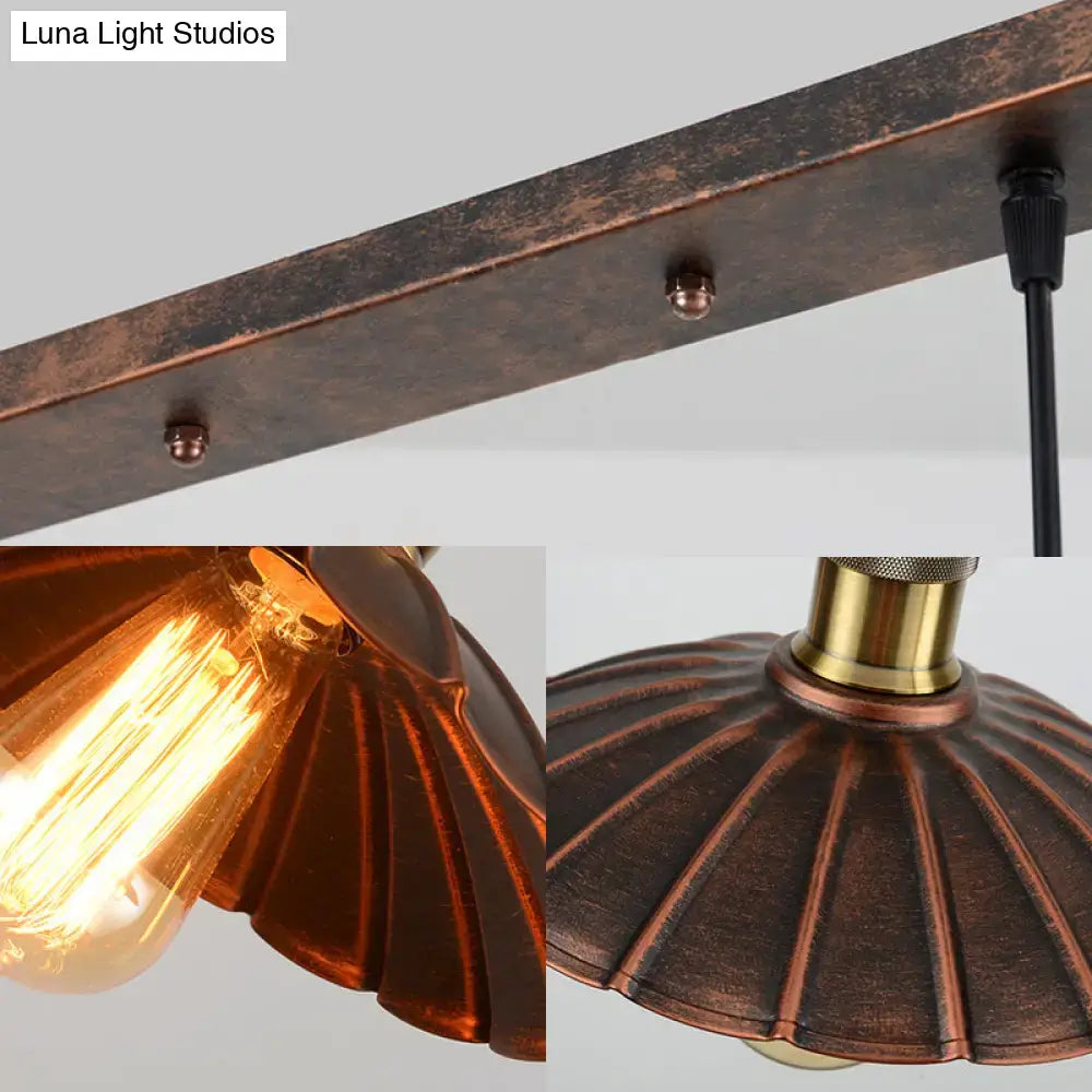 Rust Antique Pendant Light