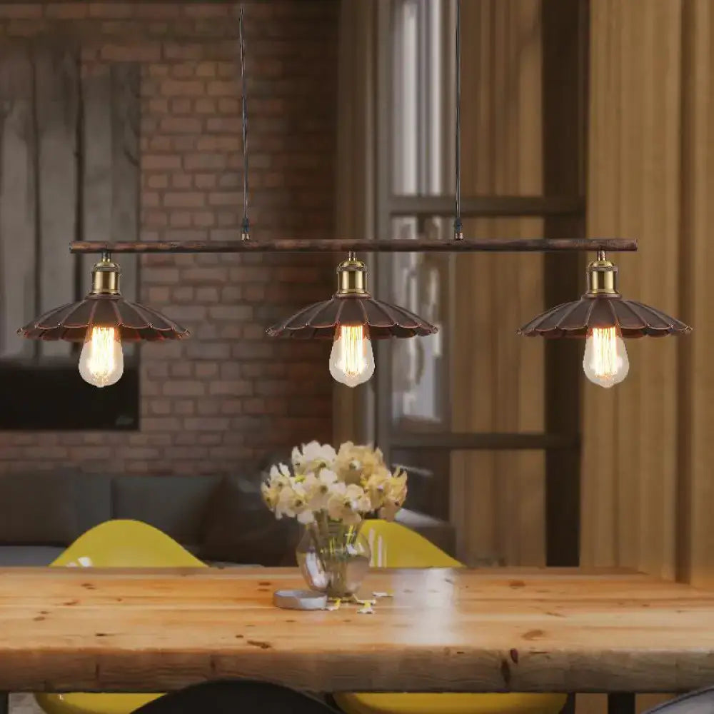 Rust Antique Pendant Light