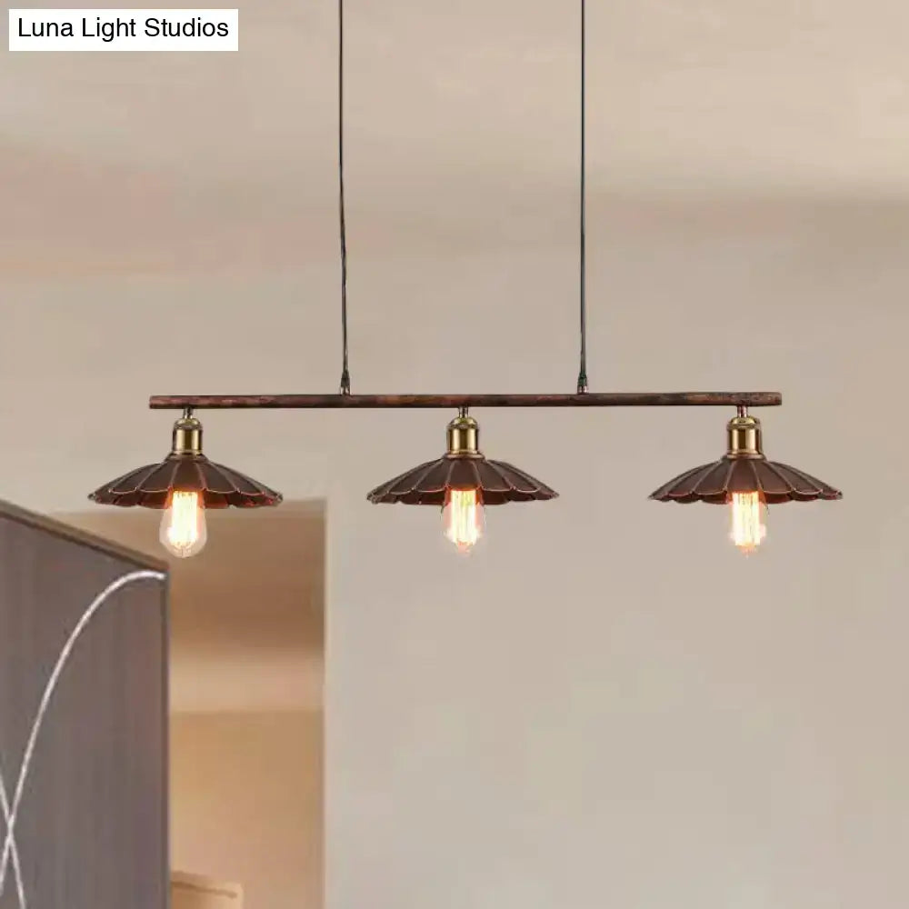 Rust Antique Pendant Light