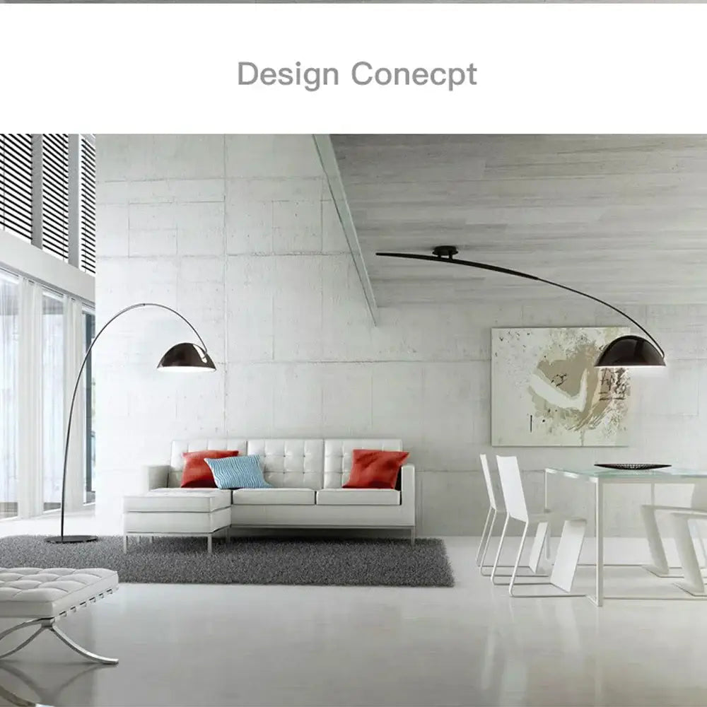 Black Aluminum Floor Lamp