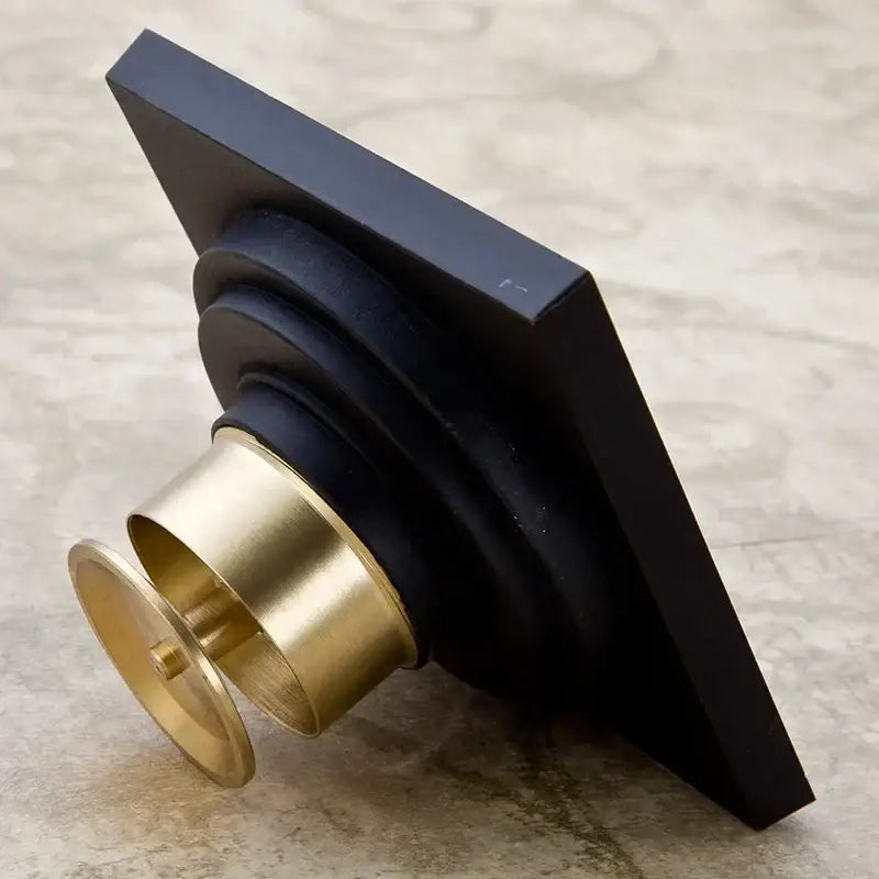 Black Brass Shower Drain