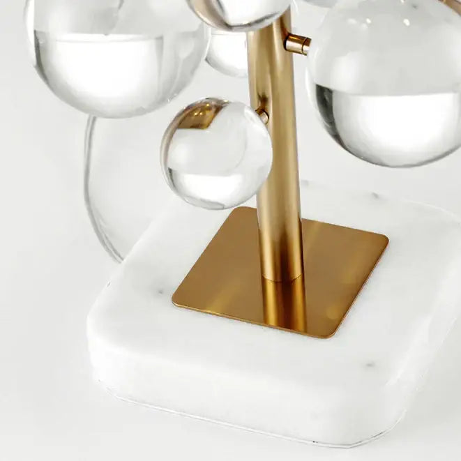 Gold Crystal Bubble Desk Lamp
