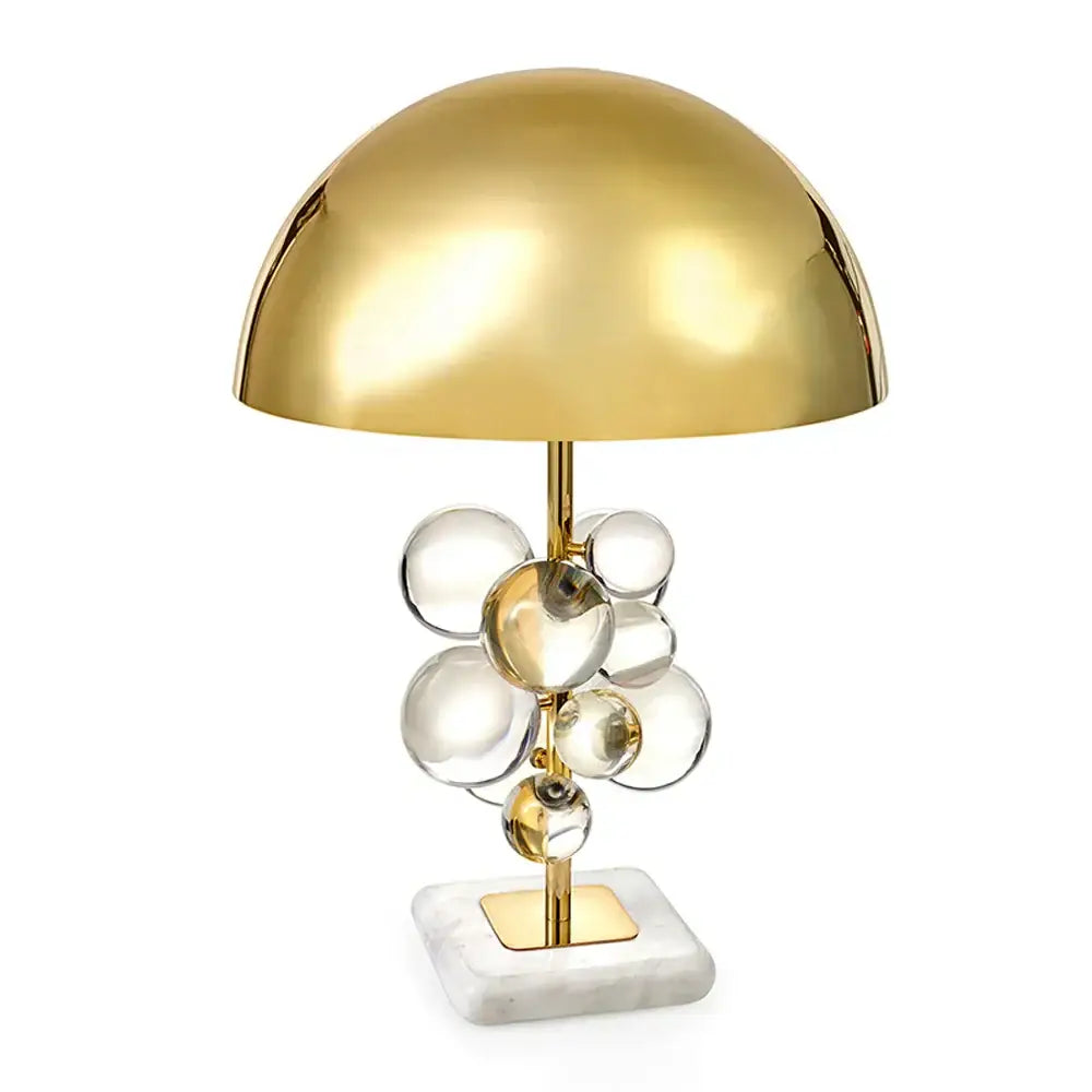 Gold Crystal Bubble Desk Lamp