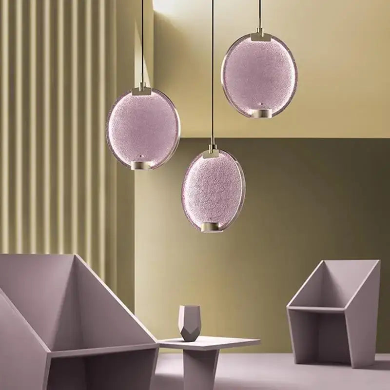 Art Deco Glass Pendant Light