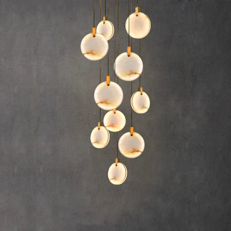 Marble Art Deco Pendant