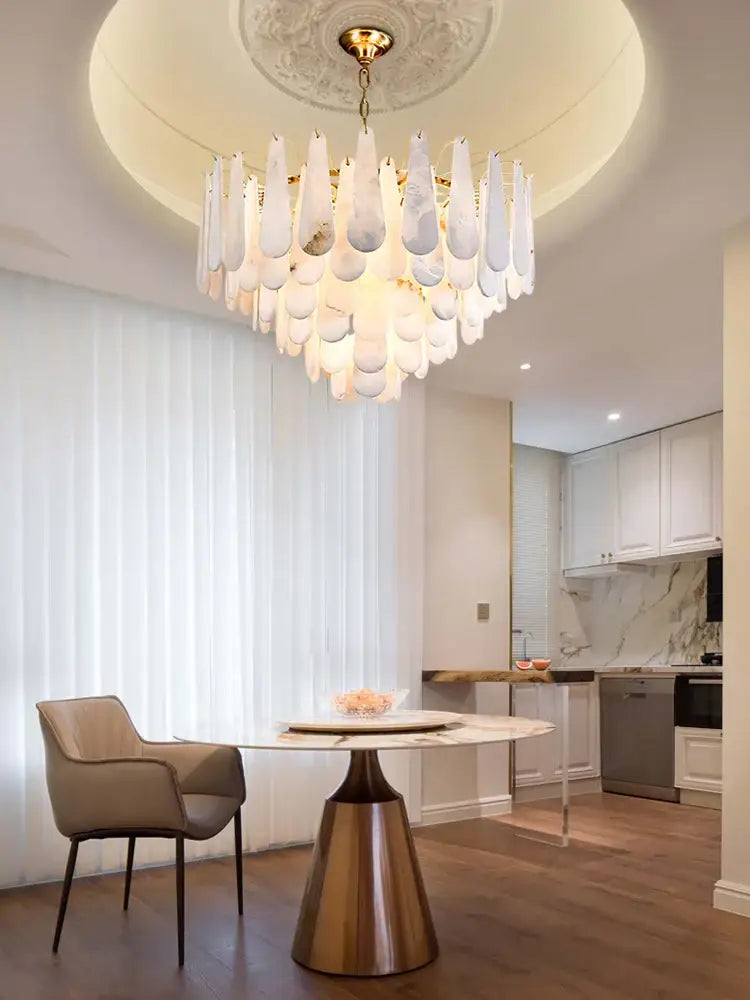 Marble Deco LED Chandelier