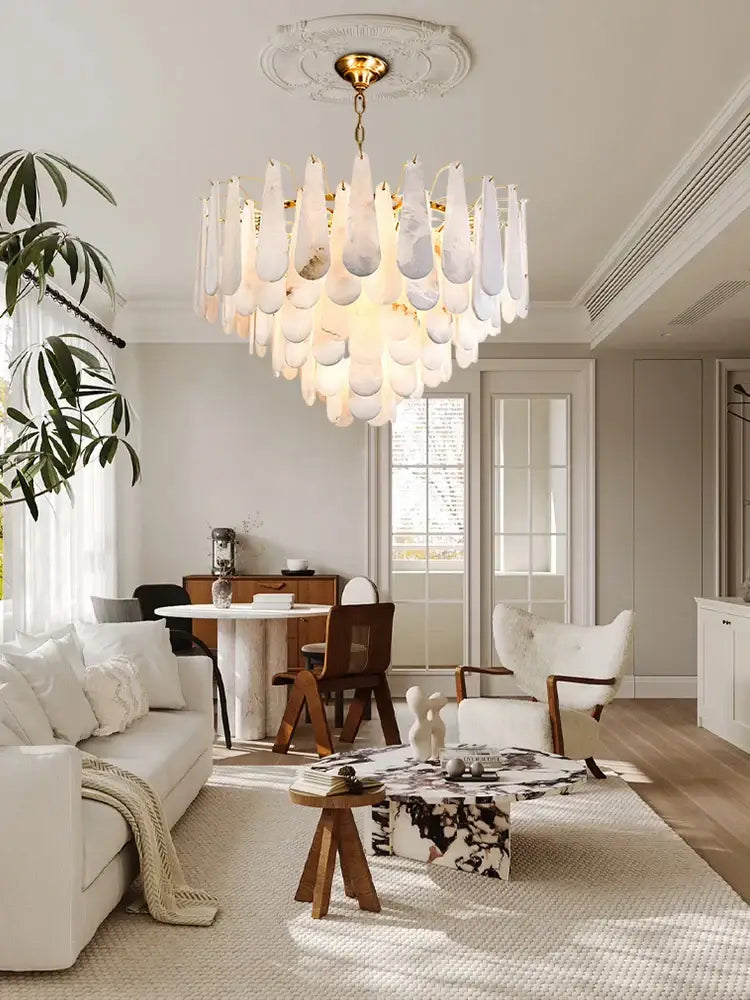 Marble Deco LED Chandelier