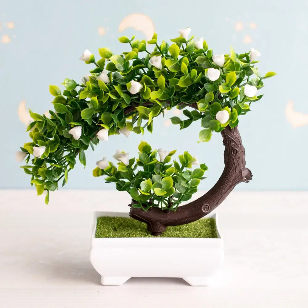 Green Pink Bonsai Tree