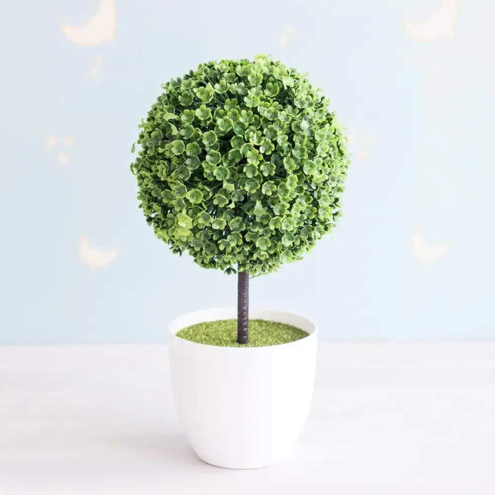 Green Pink Bonsai Tree