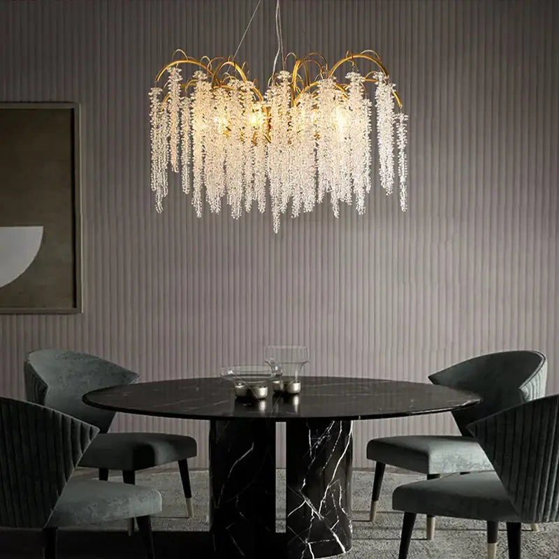 Gold Wistaria Chandelier
