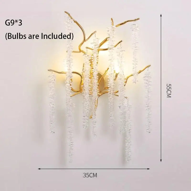 Gold Wistaria Chandelier