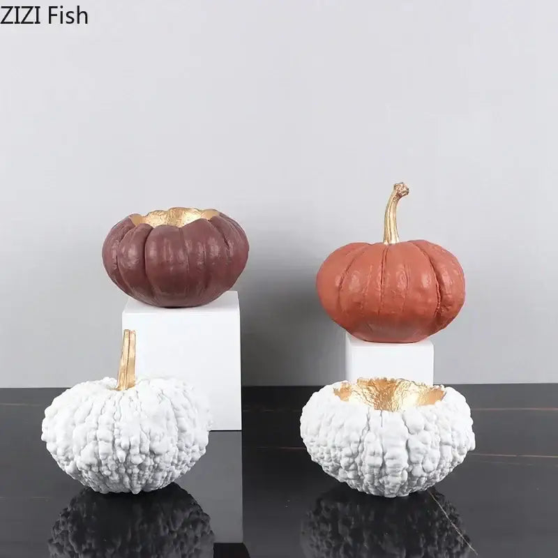 White Gold Resin Sculpture