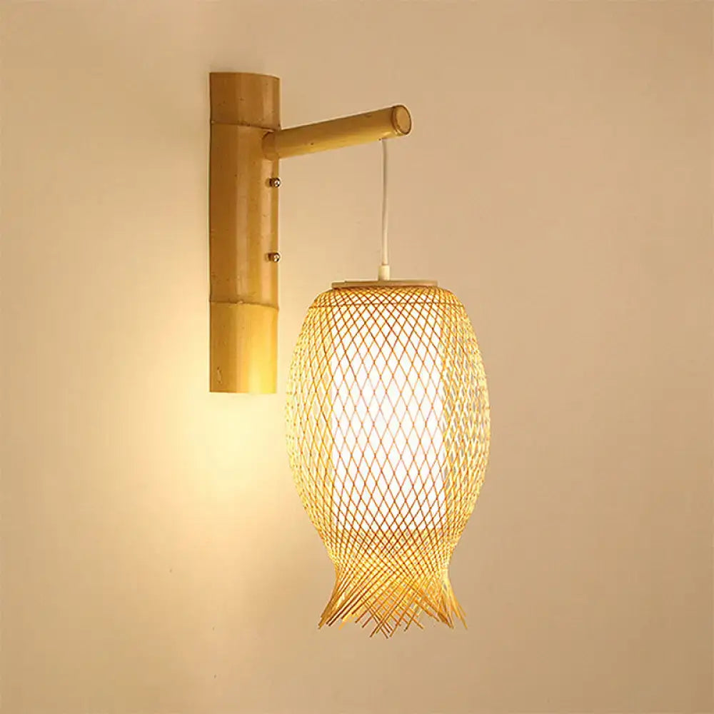 Bamboo Modern Wall Sconce