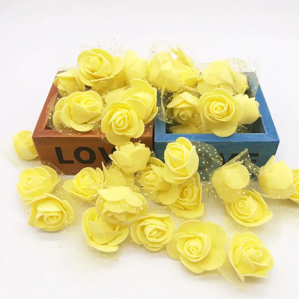 Foam Rose Floral Decor