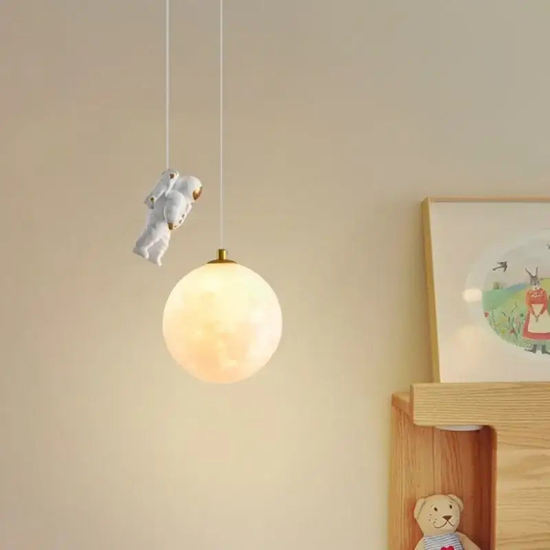 Gold Moon LED Pendant Light