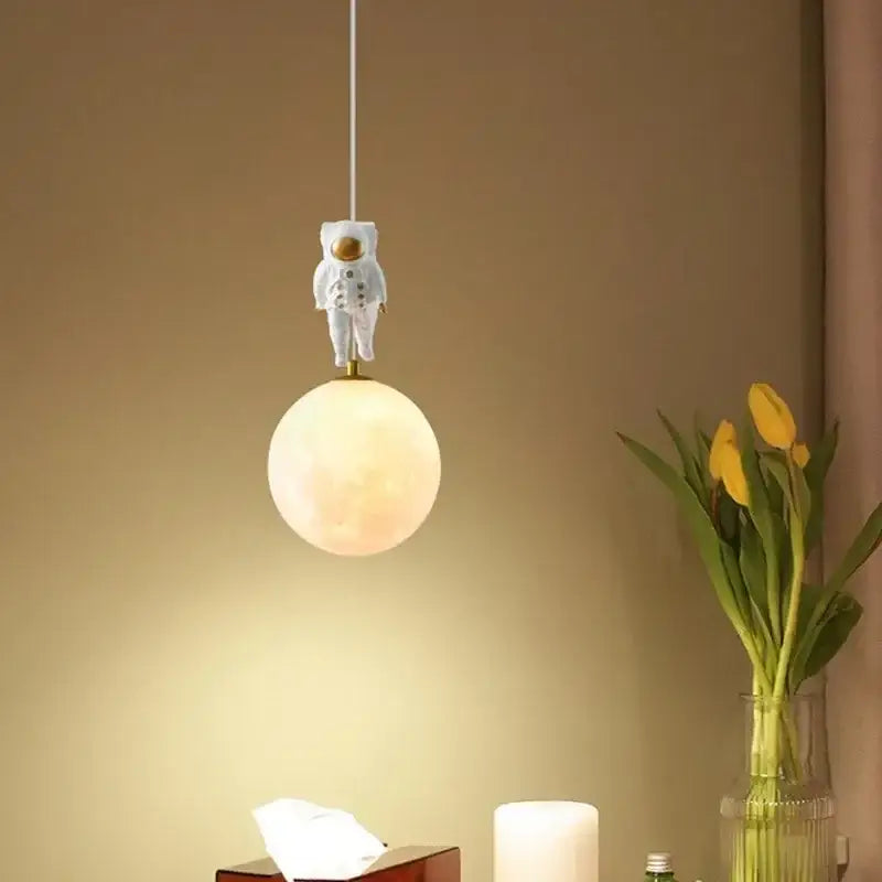 Gold Moon LED Pendant Light