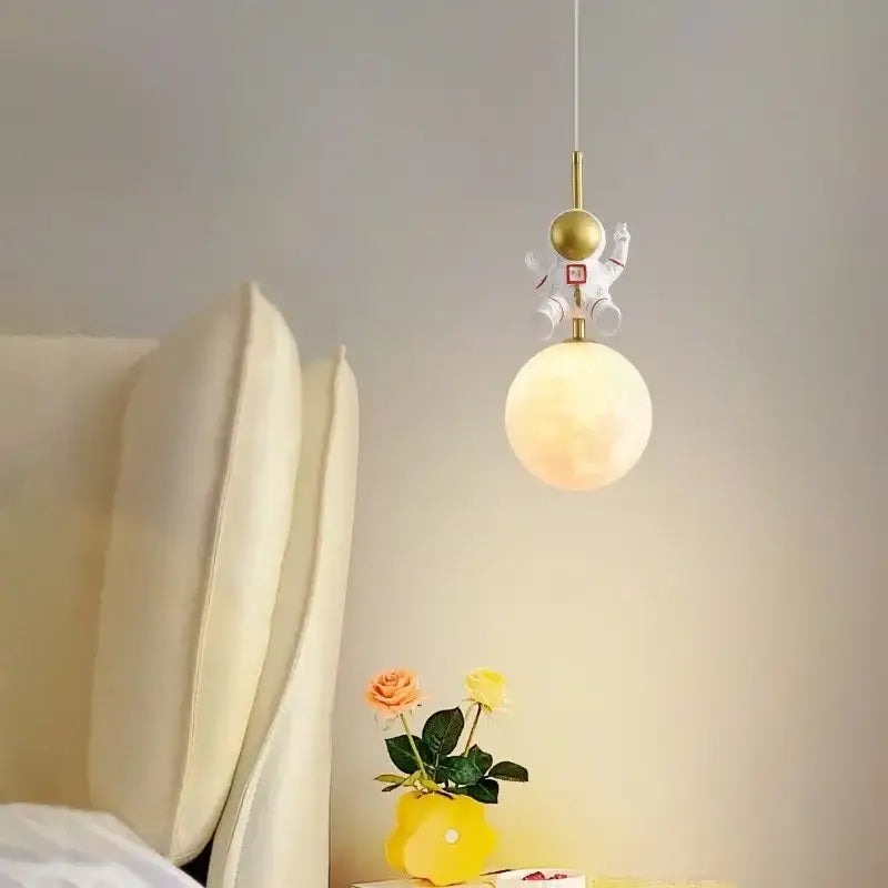 Gold Moon LED Pendant Light