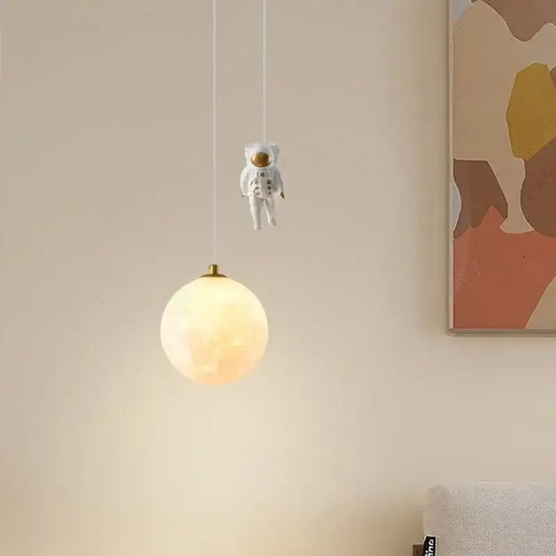 Gold Moon LED Pendant Light