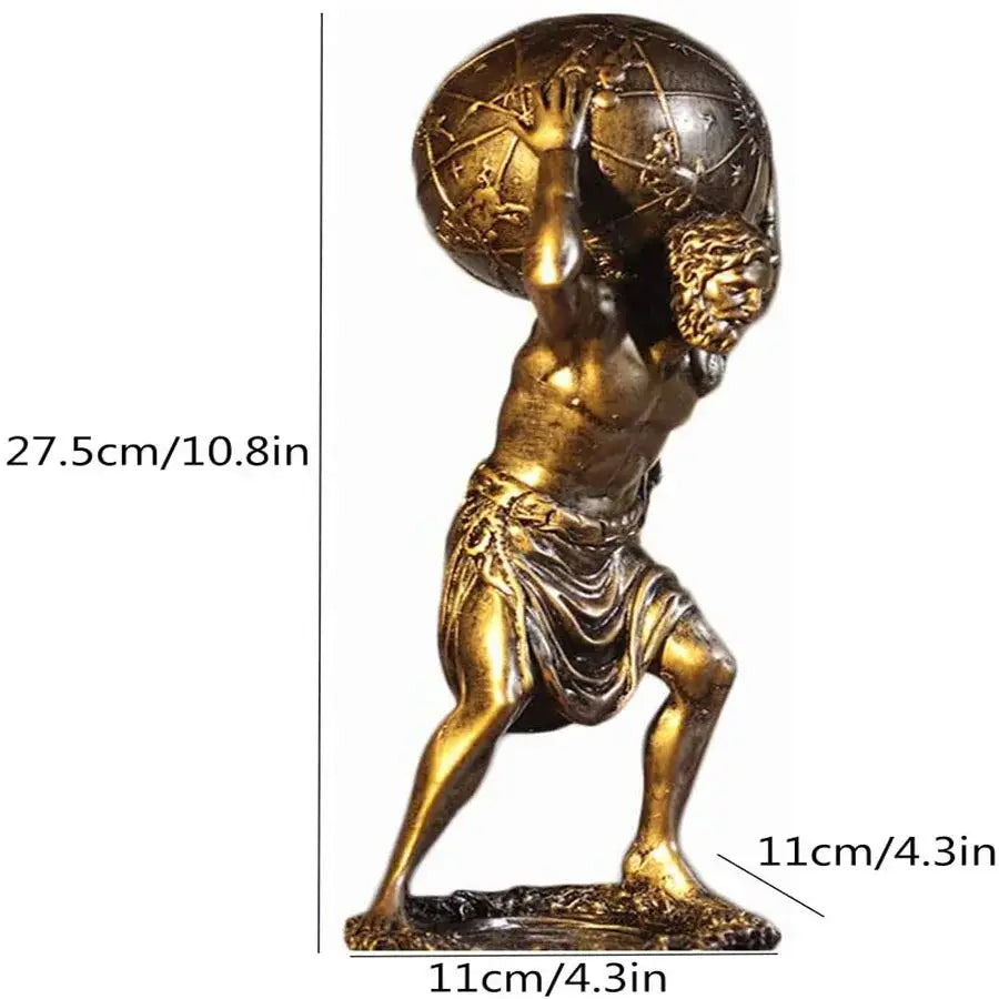 Bronze Greek Titan Statue