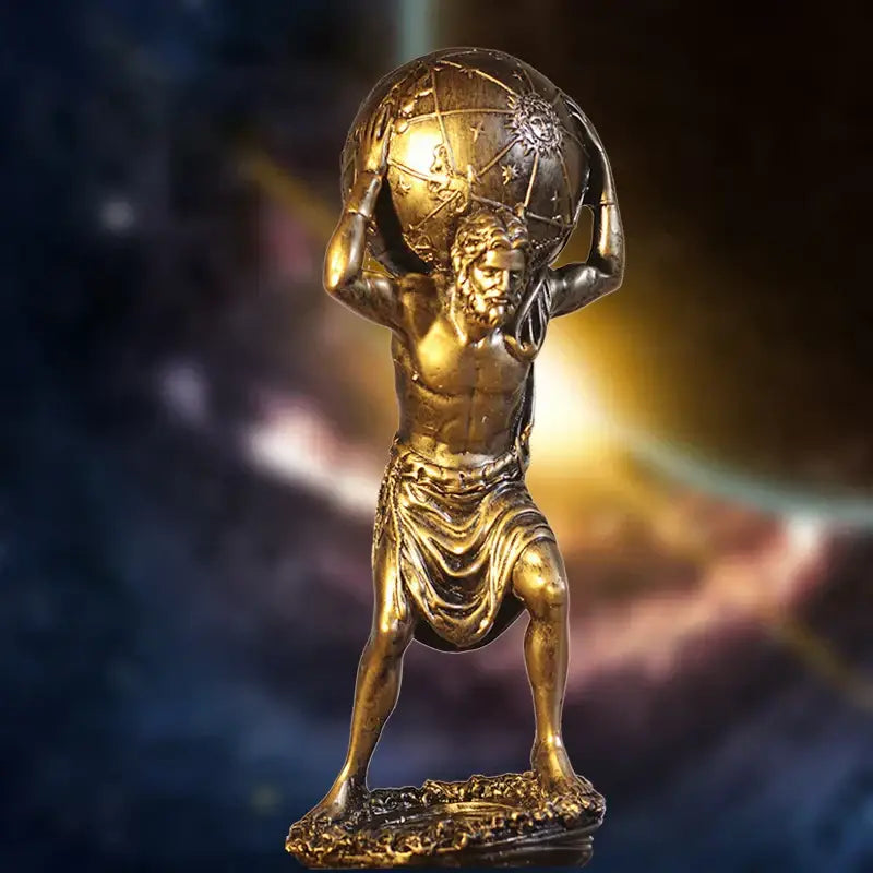Bronze Greek Titan Statue
