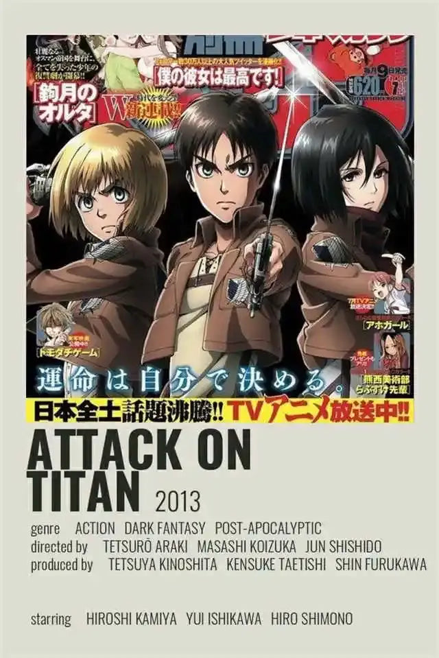 Titan Anime Poster Art
