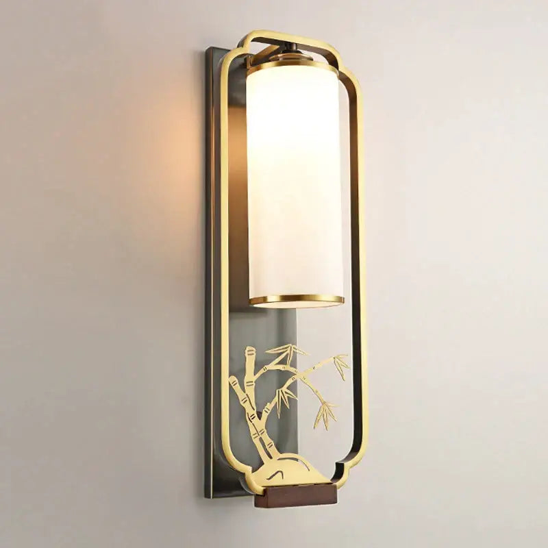 Bamboo Gold Wall Lamp