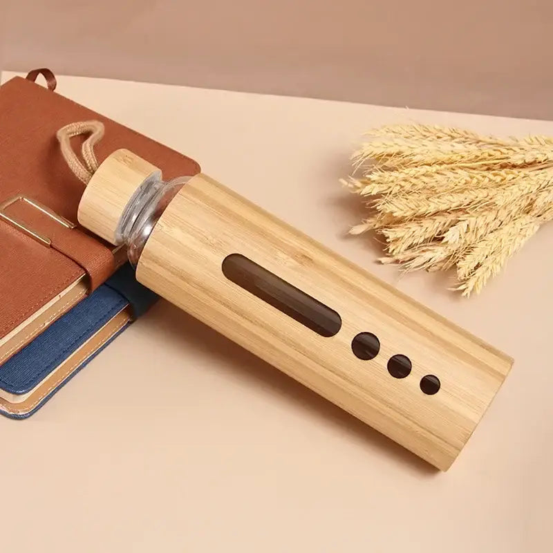 Bamboo Glass Water Bottle