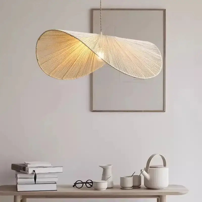 Bamboo Woven Rattan Dining Pendant Light