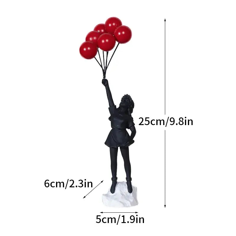Black White Banksy Figurines