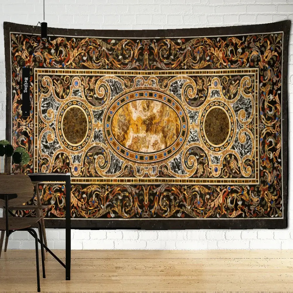 Baroque Astrology Wall Tapestry