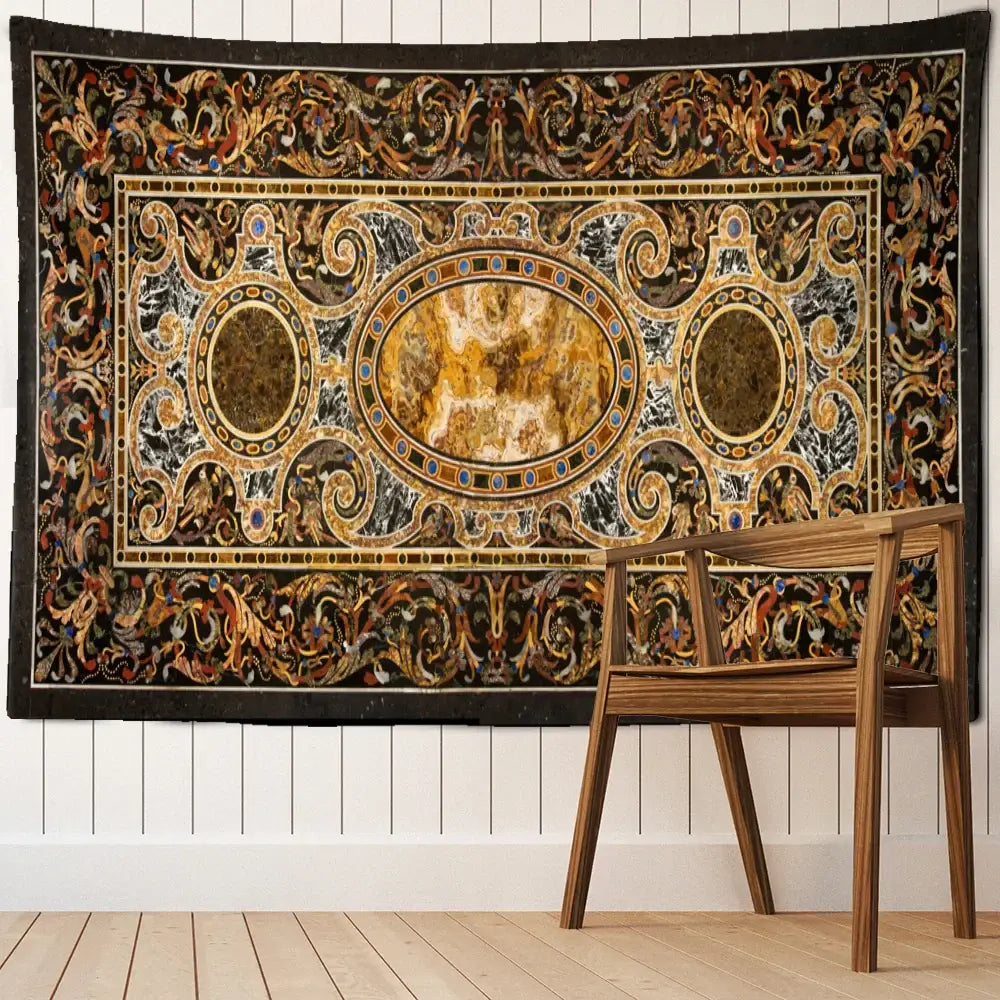 Baroque Astrology Wall Tapestry